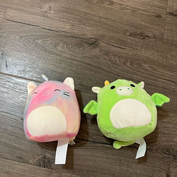 KellyToy 2 Squishmallows 5” - Picture 1 of 5